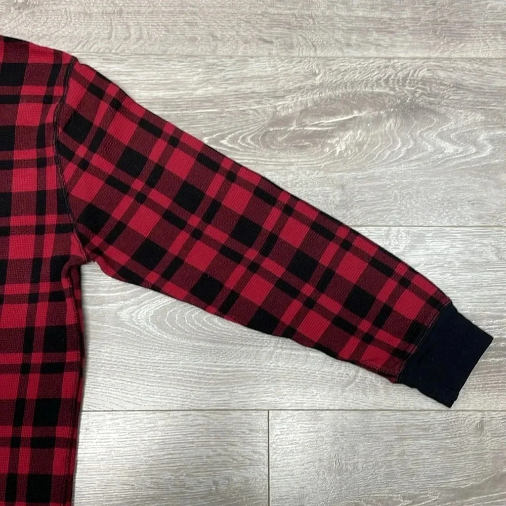 NWOT Polo Ralph Lauren Buffalo Check Plaid Long Sleeve Thermal Shirt L